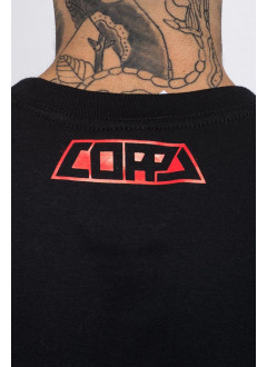 T-SHIRT COPPA BLACK AND RED