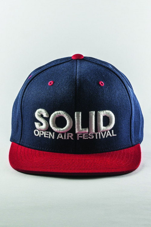 SNAPBACK SOLID BLUE-RED